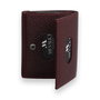 Zoozie Bags Cartera de Piel en Rojo Claret